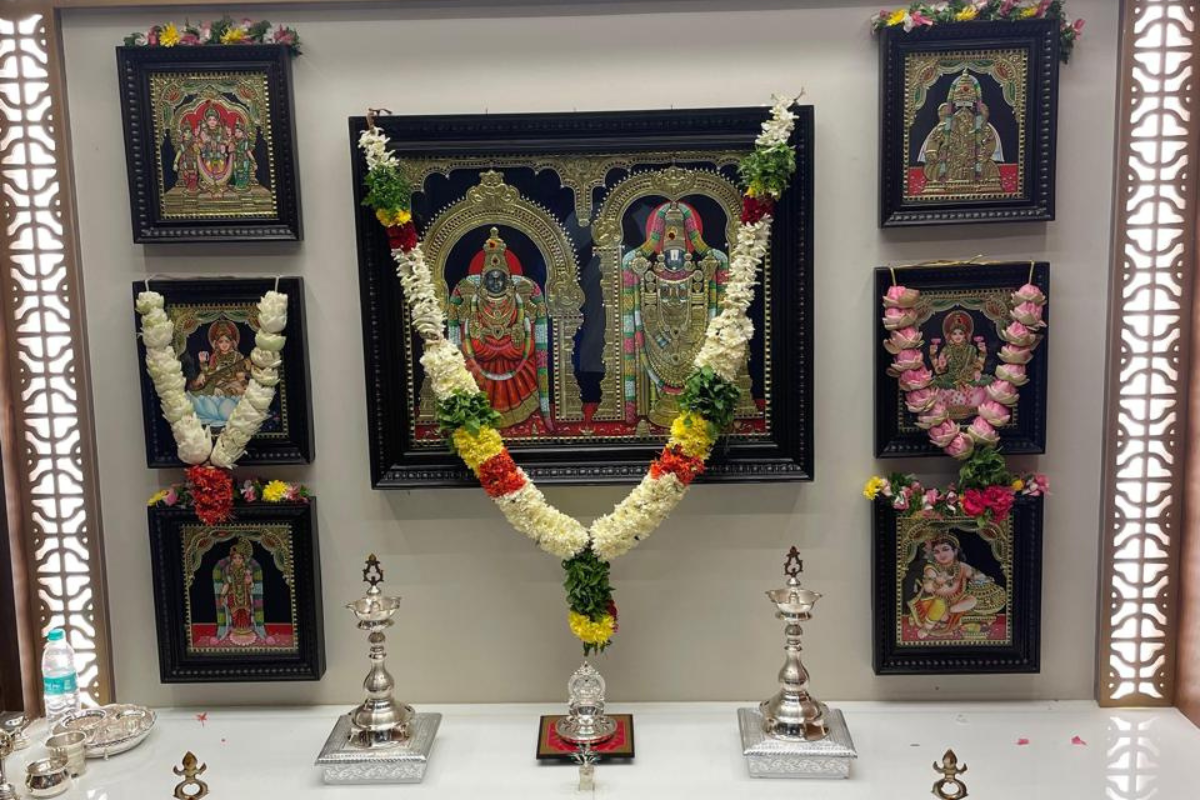 Customized Pooja Room Frames